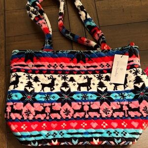Vera Bradley small Vera tote Nordic Stripe Multi color